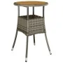 Mesita y sillas jardín 5 pzas y cojines ratán sintético gris von , Gartensets - Ref: Foro24-3187431, Preis: 375,31 €, Rabatt: %