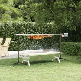 Juego de barbacoa automática y bandeja acero inoxidable by , Barbecues - Ref: Foro24-3152097, Price: 279,30 €, Discount: %