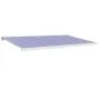 Toldo retráctil aluminio y tela azul y blanco 5x3 m by , Awnings - Ref: Foro24-3154525, Price: 601,49 €, Discount: %