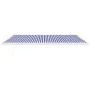 Toldo retráctil aluminio y tela azul y blanco 5x3 m by , Awnings - Ref: Foro24-3154525, Price: 601,49 €, Discount: %