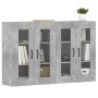 Armarios de pared 2 uds madera de ingeniería gris hormigón von , Sideboards - Ref: Foro24-3197908, Preis: 156,16 €, Rabatt: %