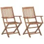 Sillas de jardín plegables 2 uds y cojines madera maciza acacia von , Gartenstühle - Ref: Foro24-3064596, Preis: 157,14 €, Ra...