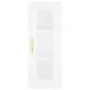 Aparador alto madera contrachapada blanco 34,5x34x180 cm by , Sideboards - Ref: Foro24-3199345, Price: 89,78 €, Discount: %