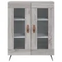 Aparador alto madera contrachapada gris sonoma 69,5x34x180 cm by , Sideboards - Ref: Foro24-3199599, Price: 151,31 €, Discoun...