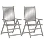Sillas reclinables jardín y cojines 4 uds madera maciza acacia de , Sillas de jardín - Ref: Foro24-3065391, Precio: 285,34 €,...