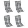 Sillas reclinables jardín y cojines 4 uds madera maciza acacia de , Sillas de jardín - Ref: Foro24-3065391, Precio: 285,34 €,...
