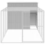 Caseta perros corral acero galvanizado gris claro 214x457x181cm by , Dog kennels - Ref: Foro24-3189138, Price: 523,34 €, Disc...