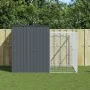 Caseta perros con corral acero galvanizado gris 214x253x181 cm by , Dog kennels - Ref: Foro24-3189131, Price: 459,42 €, Disco...