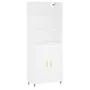 Aparador alto madera contrachapada blanco 69,5x34x180 cm de , Aparadores - Ref: Foro24-3189933, Precio: 135,05 €, Descuento: %