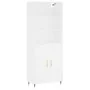 Aparador alto madera contrachapada blanco 69,5x34x180 cm de , Aparadores - Ref: Foro24-3189933, Precio: 135,05 €, Descuento: %