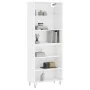 Aparador alto madera de ingeniería blanco 69,5x32,5x180 cm de , Aparadores - Ref: Foro24-3189565, Precio: 106,71 €, Descuento: %