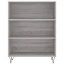 Aparador alto madera de ingeniería gris Sonoma 69,5x32,5x180 cm von , Sideboards - Ref: Foro24-3189571, Preis: 107,87 €, Raba...