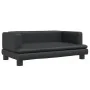 Sofá para niños de cuero sintético negro 80x45x30 cm de , Mobiliario para bebés y niños pequeños - Ref: Foro24-3196312, Preci...