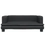 Sofá para niños de cuero sintético negro 80x45x30 cm de , Mobiliario para bebés y niños pequeños - Ref: Foro24-3196312, Preci...