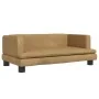 Sofá para niños de terciopelo marrón 80x45x30 cm by , Baby and Toddler Furniture - Ref: Foro24-3196310, Price: 68,22 €, Disco...