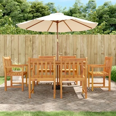 Sillas de jardín 6 uds madera maciza de acacia 56x55,5x90 cm de , Sillas de jardín - Ref: Foro24-3206273, Precio: 501,36 €, D...
