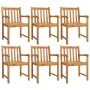 Sillas de jardín 6 uds madera maciza de acacia 56x55,5x90 cm de , Sillas de jardín - Ref: Foro24-3206273, Precio: 501,36 €, D...