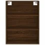 Aparador alto madera contrachapada marrón roble 69,5x34x180 cm by , Sideboards - Ref: Foro24-3189364, Price: 150,43 €, Discou...