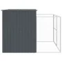 Caseta perros con corral acero galvanizado gris 214x253x181 cm by , Dog kennels - Ref: Foro24-3189119, Price: 419,97 €, Disco...
