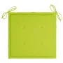 Sillas de jardín 2 uds madera de teca y cojines verde brillante von , Gartenstühle - Ref: Foro24-3062741, Preis: 310,81 €, Ra...