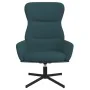 Sillón de relax con reposapiés terciopelo azul by , Armchairs - Ref: Foro24-3097494, Price: 141,56 €, Discount: %