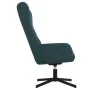 Sillón de relax con reposapiés terciopelo azul by , Armchairs - Ref: Foro24-3097494, Price: 141,56 €, Discount: %