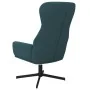 Sillón de relax con reposapiés terciopelo azul by , Armchairs - Ref: Foro24-3097494, Price: 141,56 €, Discount: %