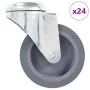 Ruedas giratorias con agujero pasador 24 unidades 75 mm de , Manipulación de materiales - Ref: Foro24-277854, Precio: 114,83 ...