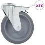 Ruedas giratorias con agujero pasador 32 unidades 125 mm by , Material handling - Ref: Foro24-277880, Price: 227,18 €, Discou...
