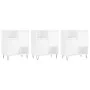 Aparadores 3 uds madera contrachapada blanco brillo by , Sideboards - Ref: Foro24-3190151, Price: 180,19 €, Discount: %