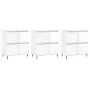 Aparadores 3 uds madera contrachapada blanco brillo by , Sideboards - Ref: Foro24-3190191, Price: 211,93 €, Discount: %