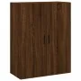 Aparador alto madera contrachapada marrón roble 69,5x34x180 cm by , Sideboards - Ref: Foro24-3195978, Price: 164,51 €, Discou...