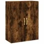 Aparador alto madera contrachapada roble ahumado 69,5x34x180 cm by , Sideboards - Ref: Foro24-3196056, Price: 128,83 €, Disco...