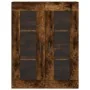 Aparador alto madera contrachapada roble ahumado 69,5x34x180 cm by , Sideboards - Ref: Foro24-3198278, Price: 164,10 €, Disco...