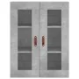 Aparador alto madera contrachapada gris hormigón 69,5x34x180 cm by , Sideboards - Ref: Foro24-3198317, Price: 169,17 €, Disco...