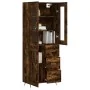 Aparador alto madera contrachapada roble ahumado 69,5x34x180 cm von , Sideboards - Ref: Foro24-3198638, Preis: 156,85 €, Raba...