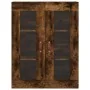 Aparador alto madera contrachapada roble ahumado 69,5x34x180 cm von , Sideboards - Ref: Foro24-3198638, Preis: 156,85 €, Raba...