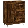 Aparador alto madera contrachapada roble ahumado 69,5x34x180 cm von , Sideboards - Ref: Foro24-3198638, Preis: 156,85 €, Raba...