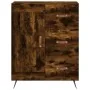 Aparador alto madera contrachapada roble ahumado 69,5x34x180 cm von , Sideboards - Ref: Foro24-3198638, Preis: 156,85 €, Raba...