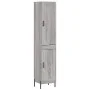 Aparador alto madera contrachapada gris Sonoma 34,5x34x180 cm by , Sideboards - Ref: Foro24-3199119, Price: 107,69 €, Discoun...