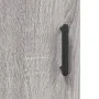 Aparador alto madera contrachapada gris Sonoma 34,5x34x180 cm by , Sideboards - Ref: Foro24-3199119, Price: 107,69 €, Discoun...