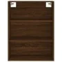 Aparador alto madera contrachapada marrón roble 69,5x34x180 cm by , Sideboards - Ref: Foro24-3190028, Price: 153,39 €, Discou...