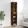 Aparador de madera contrachapada roble ahumado 34,5x34x180 cm von , Sideboards - Ref: Foro24-3199358, Preis: 88,37 €, Rabatt: %