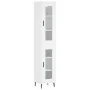 Aparador alto madera contrachapada blanco 34,5x34x180 cm by , Sideboards - Ref: Foro24-3199441, Price: 104,05 €, Discount: %
