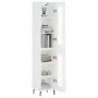 Aparador alto madera contrachapada blanco 34,5x34x180 cm by , Sideboards - Ref: Foro24-3199441, Price: 104,05 €, Discount: %