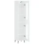 Aparador alto madera contrachapada blanco 34,5x34x180 cm by , Sideboards - Ref: Foro24-3199441, Price: 104,05 €, Discount: %