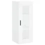 Aparador alto madera contrachapada blanco 34,5x34x180 cm by , Sideboards - Ref: Foro24-3199441, Price: 104,05 €, Discount: %
