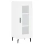 Aparador alto madera contrachapada blanco 34,5x34x180 cm by , Sideboards - Ref: Foro24-3199441, Price: 104,05 €, Discount: %