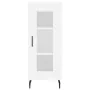 Aparador alto madera contrachapada blanco 34,5x34x180 cm by , Sideboards - Ref: Foro24-3199441, Price: 104,05 €, Discount: %