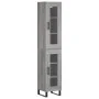 Aparador alto madera contrachapada gris Sonoma 34,5x34x180 cm de , Aparadores - Ref: Foro24-3199455, Precio: 109,72 €, Descue...